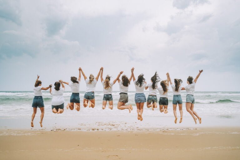 enterrement de vie d ejeune fille sur mimizan et capbreton fait par un photographe