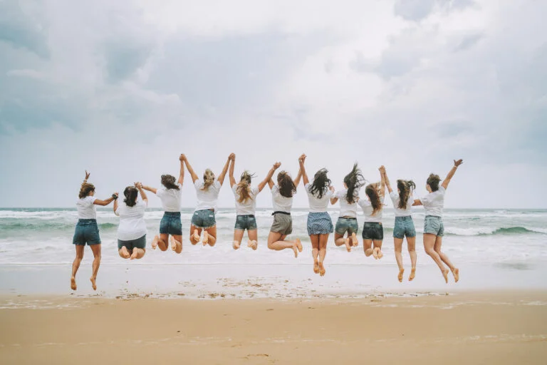 enterrement de vie d ejeune fille sur mimizan et capbreton fait par un photographe